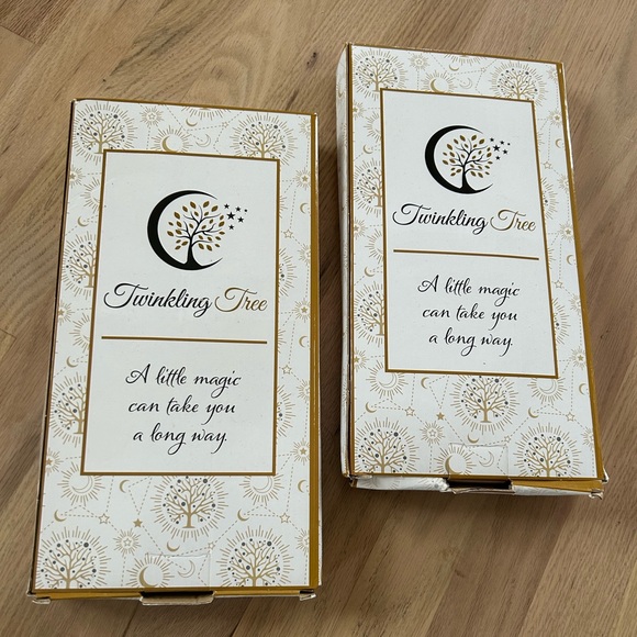 NIB Set of 2 Twinkling Tree Fairy Spirit Light Tree - Picture 10 of 12